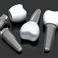 Animated implant crowns