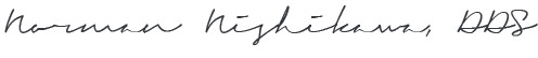 Dr. Nishikawa's signatures