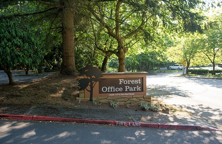 Entry into the Forest Office Park