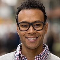 Man with healthy smile